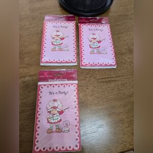 Strawberry Shortcake vintage invitations NWT